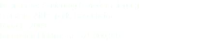 Maßnahme: Sanierung & Modernisierung Standort: Aicherpark, Rosenheim Bauzeit: 2009 Baukosten Elektro: ca. 375.000,00 € 